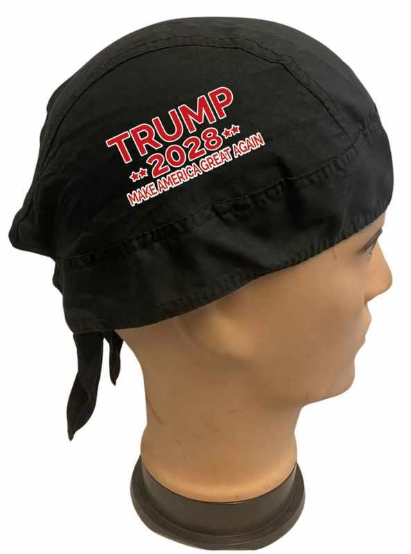 Trump 2028 "Make America Great Again" Skull Caps - Black image