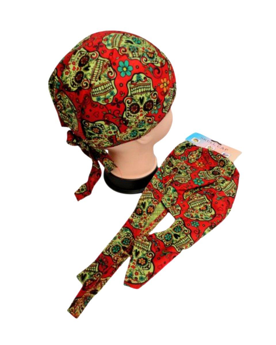 Sugar Skull Design Skull Cap image