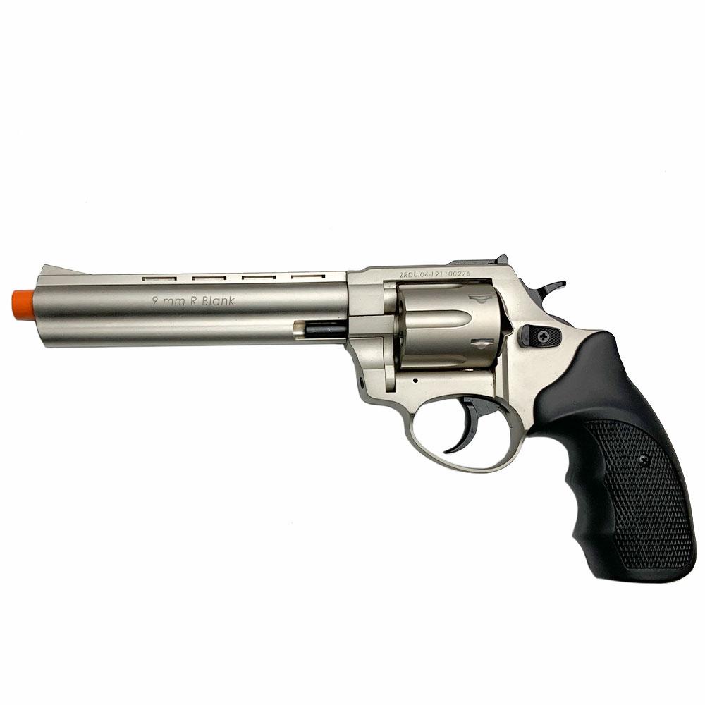 "Zoraki R1 6"" Barrel - Front Firing Blank Gun Revolver Satin Finish" image