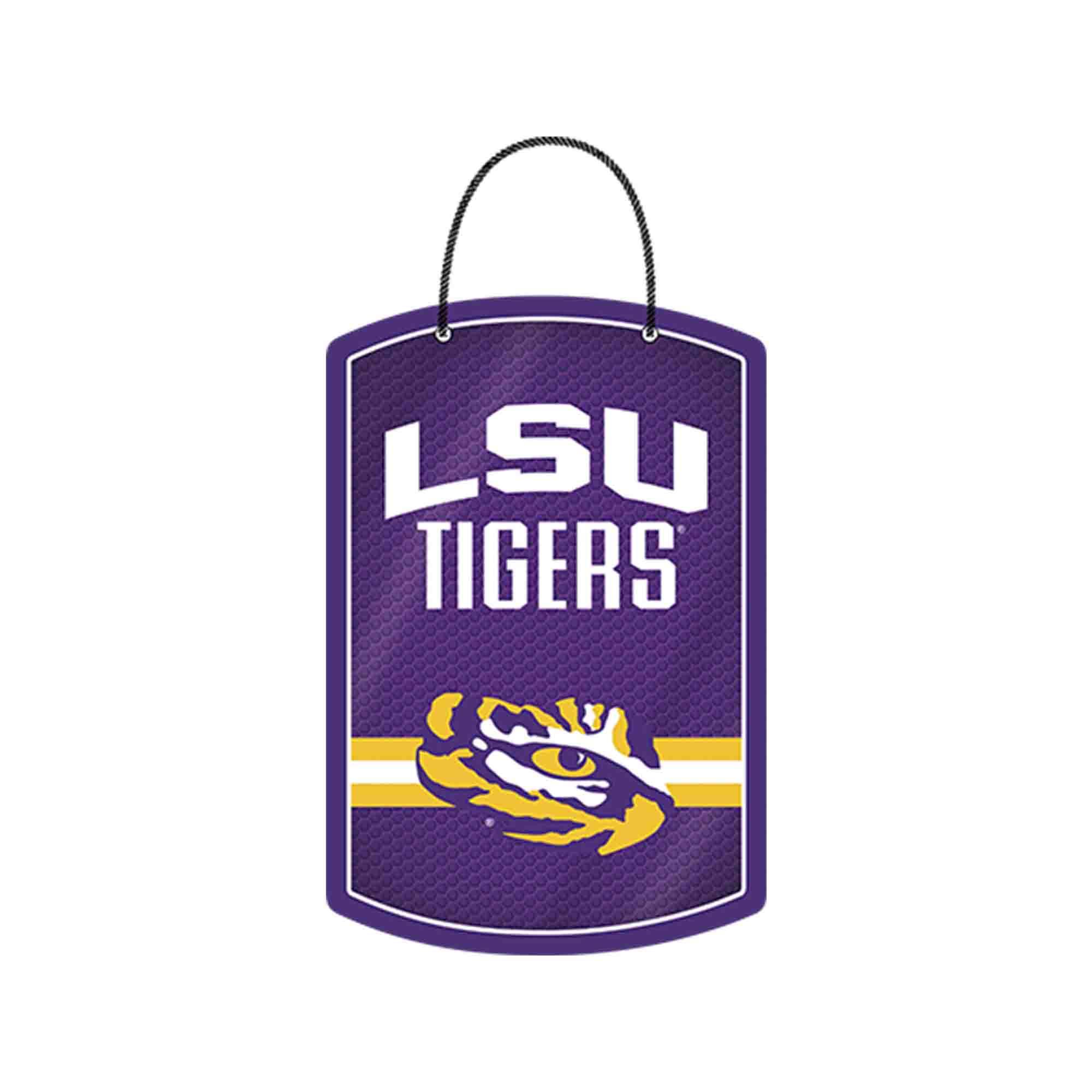 Louisiana State Team Stripe Hanging X-metal