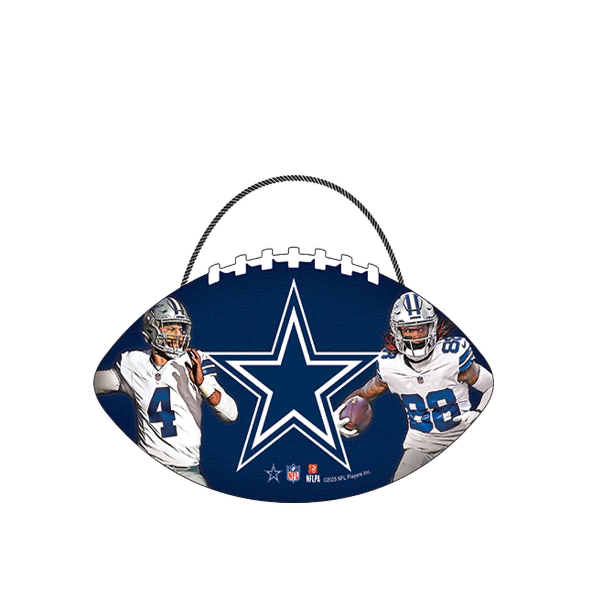 Dallas Cowboys Football Hanging Wood Wall Decor